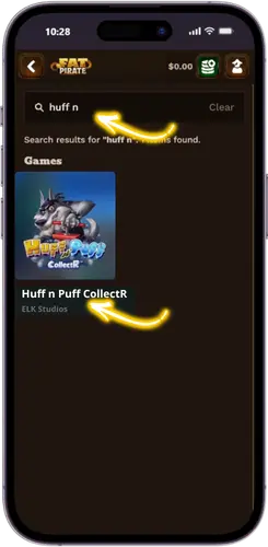 Find the slot Huff N Puff